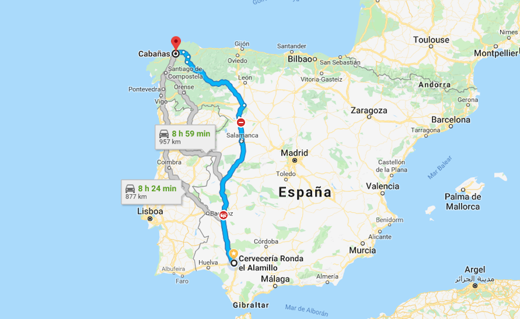 Viaje al Camino de Santiago Inglés