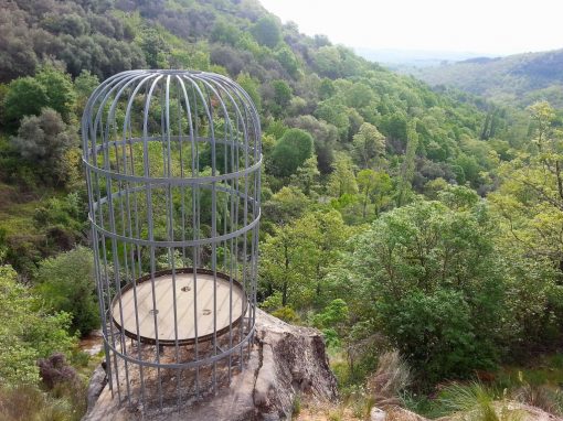 Los Caminos del Arte en la Sierra de Francia señal de reserva