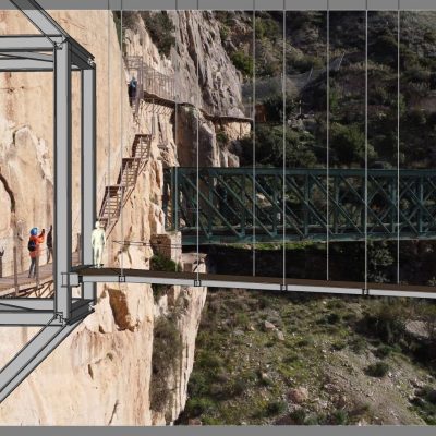 Nuevo Puente Colgante en el Caminito del Rey