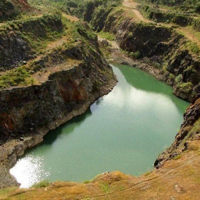 Minas de Santa Olalla sin transporte