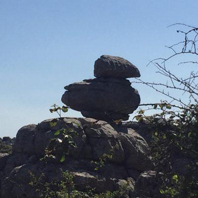 El Torcal ruta amarilla de las 40 figuras sin transporte